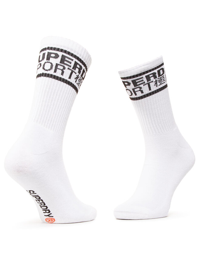 Superdry Zestaw 3 par wysokich skarpet unisex Superdry Coolmax Crew Sock 3Pk MS400010A Kolorowy