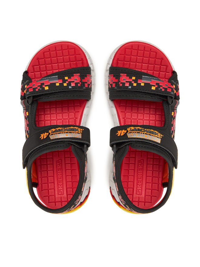 Skechers Sandalen Skechers Mega-Splash 4K- 402161L/BKRD Schwarz