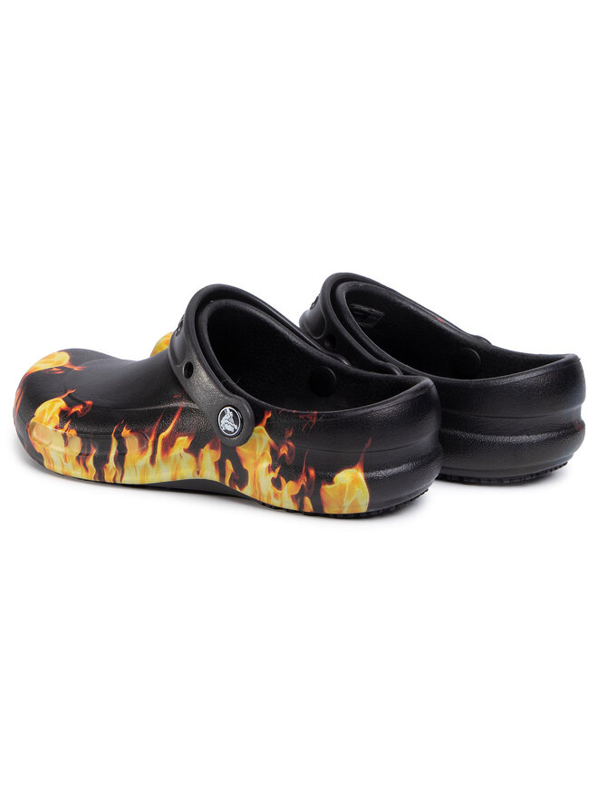 Crocs Papucs Crocs Bistro Graphic Clog 204044 Fekete