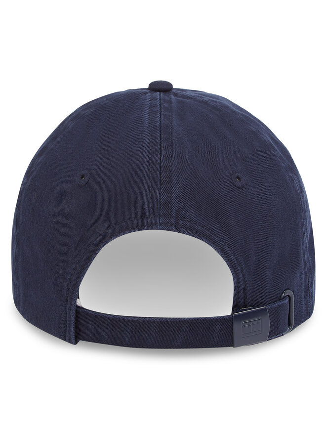 Tommy Hilfiger Cappellino Tommy Hilfiger Essential Flag Soft Cap AW0AW17131 Blu scuro