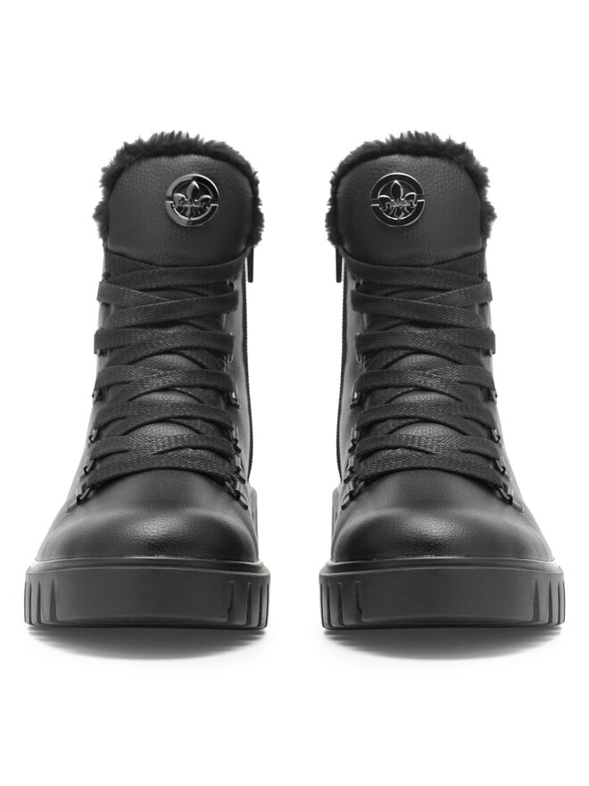Rieker Botine Rieker Y3432-00 Negru