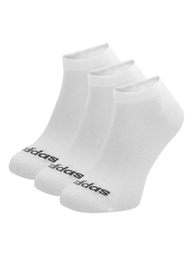 adidas 3 pares de calcetines cortos unisex adidas HT3447 3-PACK Blanco