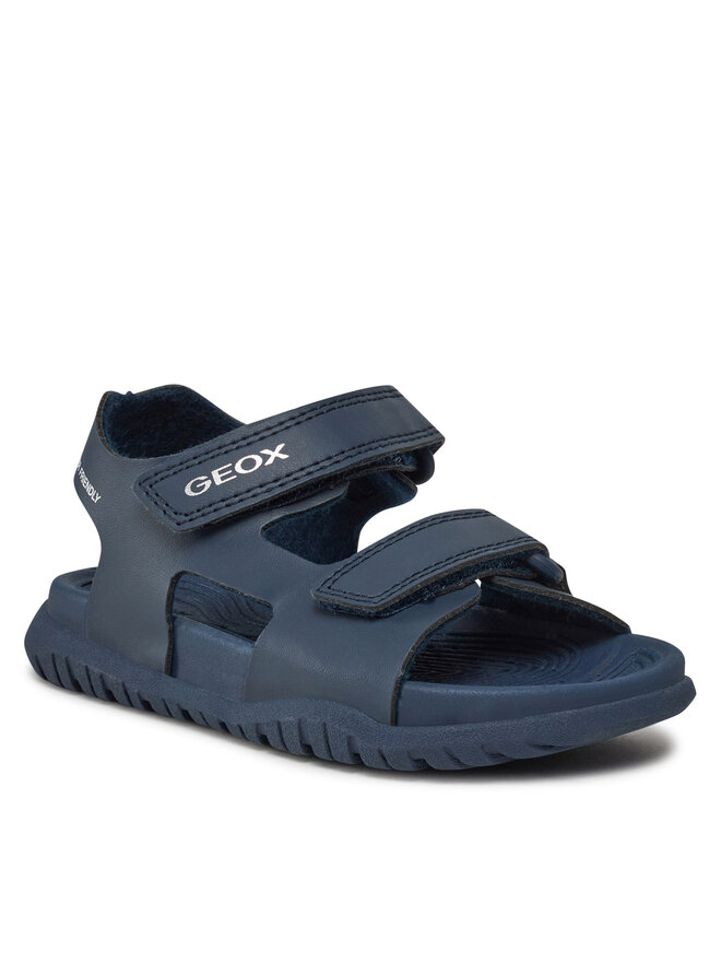 Geox Sandale Geox J Sandal Fusbetto Bo J45HMA 000BC C4002 M Tamnoplava