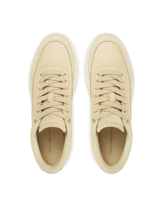 Tommy Hilfiger Sneakers Tommy Hilfiger Modern Court Sneaker Nubuck FW0FW08462 Beige