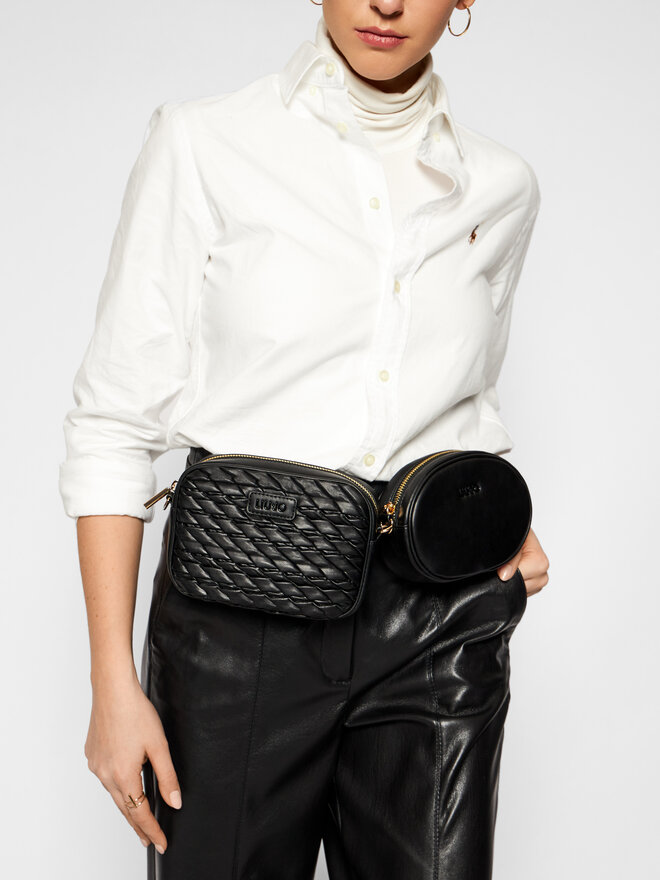 Liu Jo Rankinė ant juosmens Liu Jo Double Belt Bag NF0123 E0449 Juoda