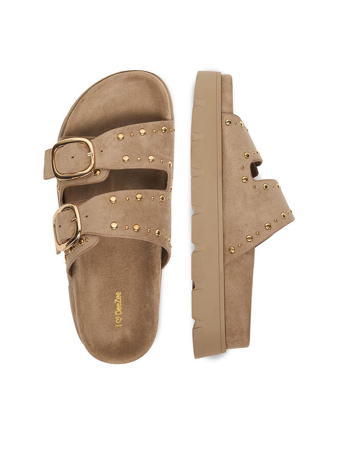 DeeZee Pantoletten DeeZee CEO-HY35011-1 Beige