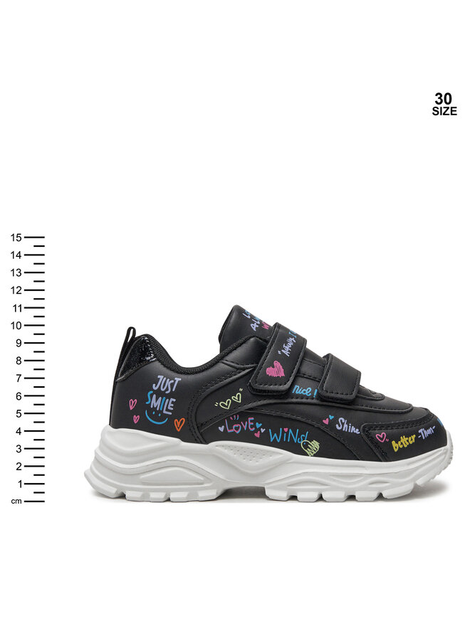 Nelli Blu Sneakersy Nelli Blu AVO-19627-002 Černá