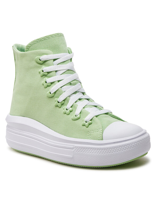 Converse Кецове Converse Chuck Taylor All Star Motion Platform Stars A08100C Зелен