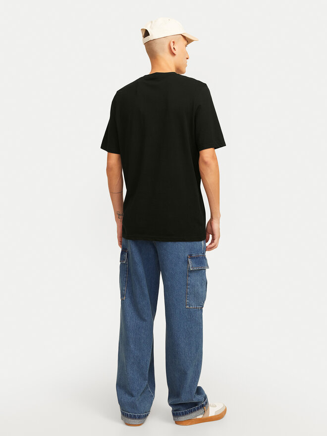 Jack&Jones Jack&Jones Marškinėliai Eight Skull 12264841 Juoda Standard Fit