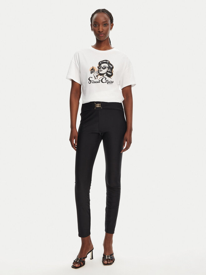 Liu Jo Liu Jo Marškinėliai WA5342 JS923 M9504 Balta Regular Fit