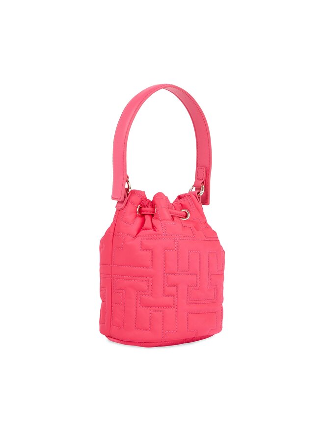 Tommy Hilfiger Сумка Tommy Hilfiger Tj Chic Nylon Bucket AW0AW14864 Рожевий