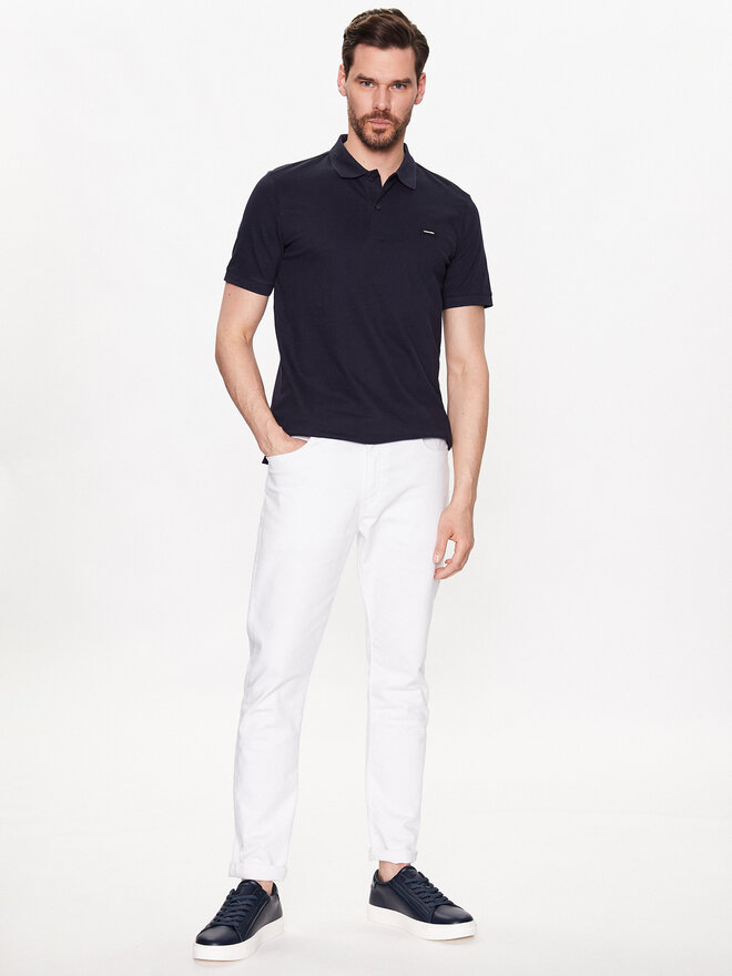 Calvin Klein Calvin Klein Pólóing K10K111196 Sötétkék Slim Fit