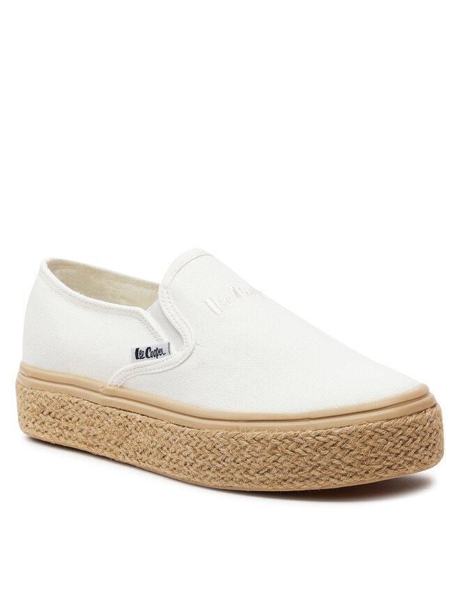 Lee Cooper Espadrilky Lee Cooper LCW-24-44-2430LA Bílá