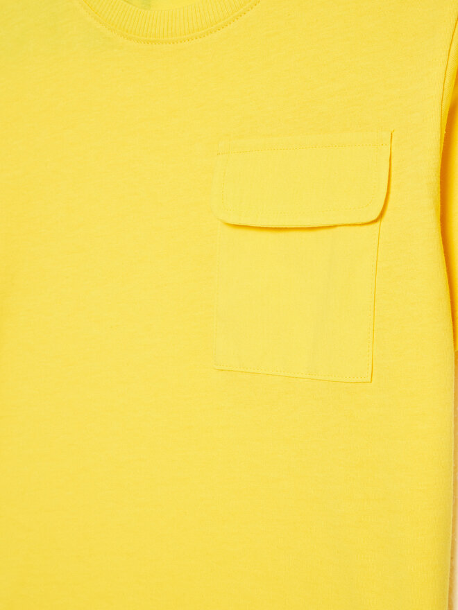 United Colors Of Benetton United Colors Of Benetton Marškinėliai 3096G1097 Geltona Regular Fit