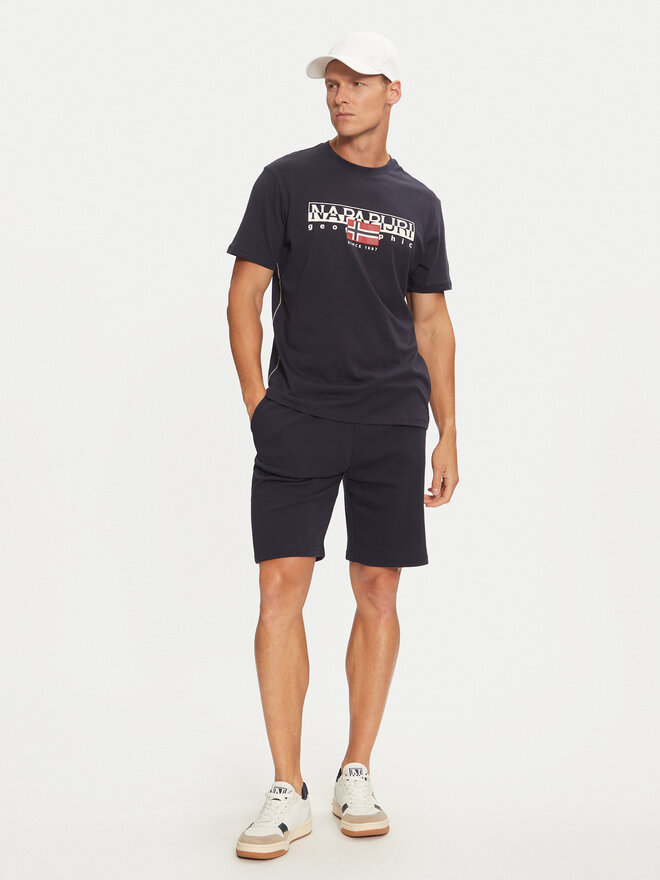 Napapijri Napapijri T-Shirt S-Aylmer NP0A4HTO Dunkelblau Regular Fit