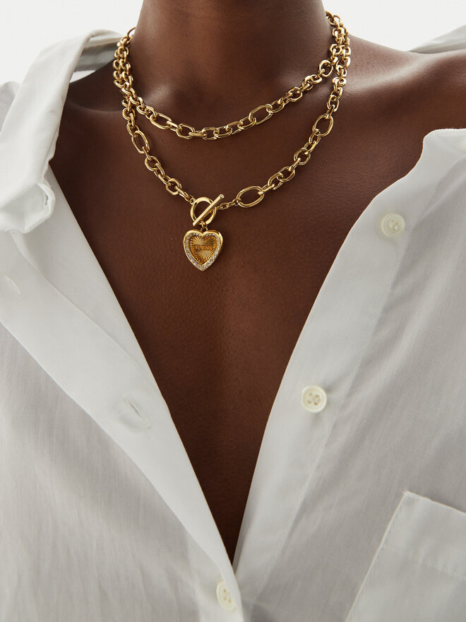 Guess Halskette Guess JUBN04 598JW Goldfarben