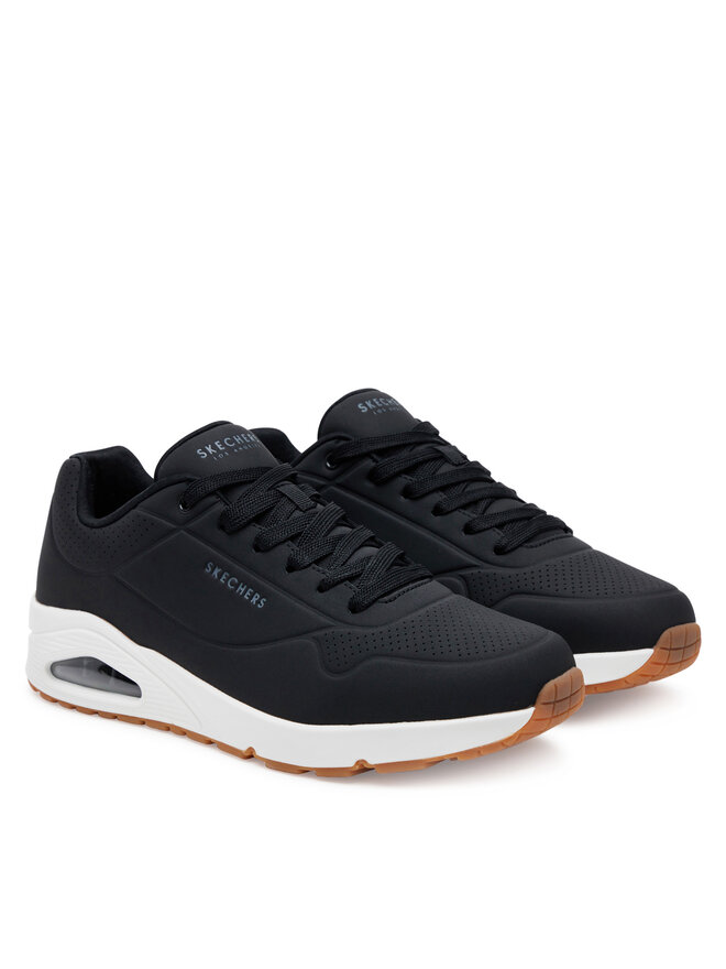 Skechers Сникърси Skechers UNO STAND ON AIR 52458W/BLK Черен
