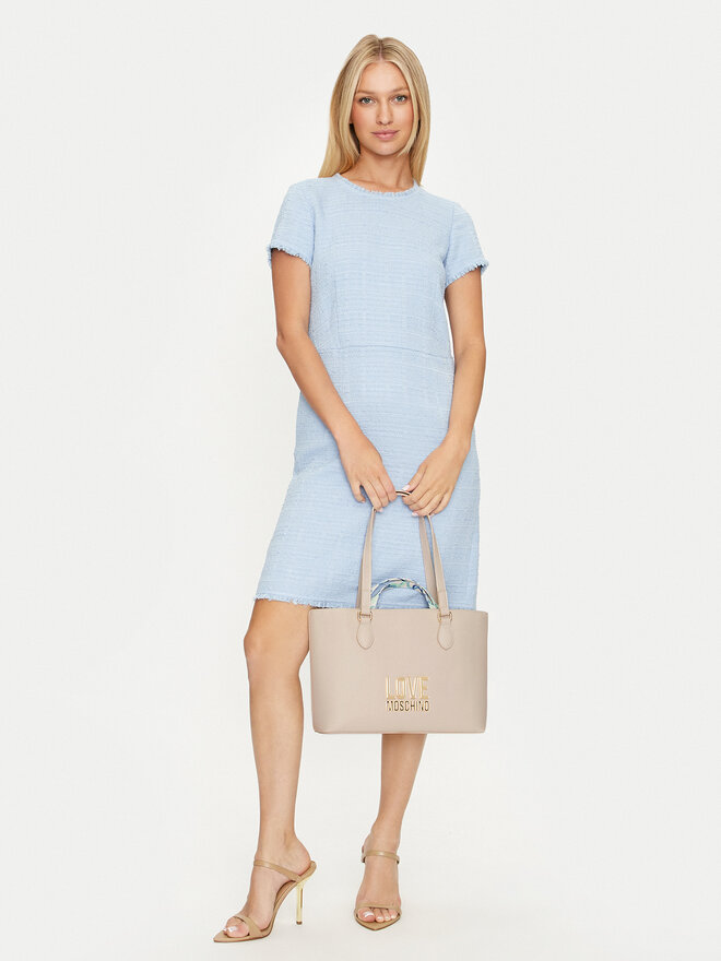 LOVE MOSCHINO Ročna torba LOVE MOSCHINO JC4210PP1ILQ111A Écru