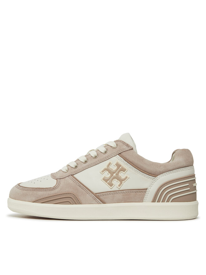 Tory Burch Sneakersy Tory Burch Clover Court 155626 Beżowy