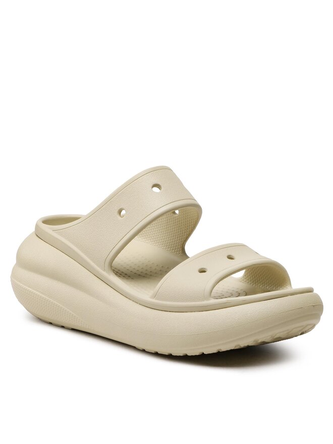 Crocs Παντόφλες Crocs Classic Crush Sandal 207670 Μπεζ