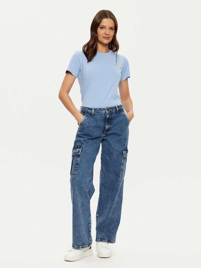 Guess Jeans Guess Jeans Camiseta W4YI10 J1314 Azul Regular Fit