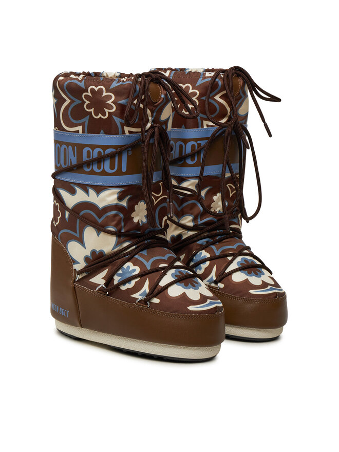 Moon Boot Škornji za sneg Moon Boot Mb Icon Flower 80D1402940 Rjava