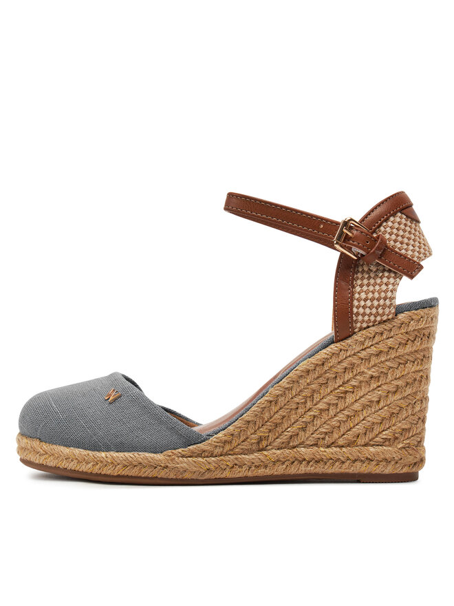 Wrangler Espadryle Wrangler Brava Women Wedge 20241056 Niebieski