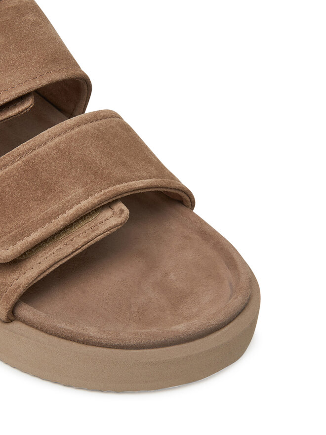 Inuikii Šľapky Inuikii Suede Double Band 50102-510 Béžová