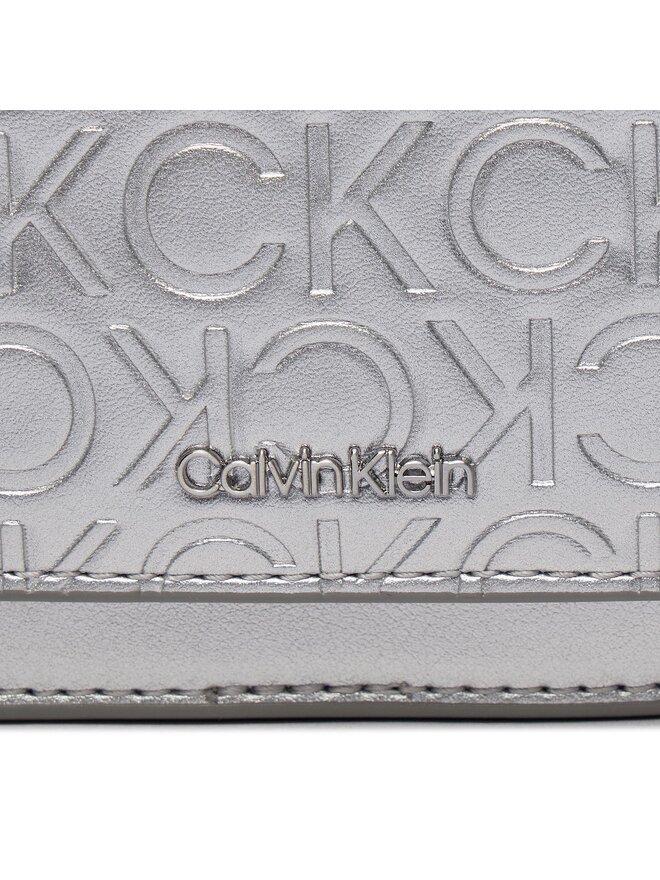 Calvin Klein Torebka Calvin Klein Ck Must Mini Bag_Emb K60K611384 Srebrny