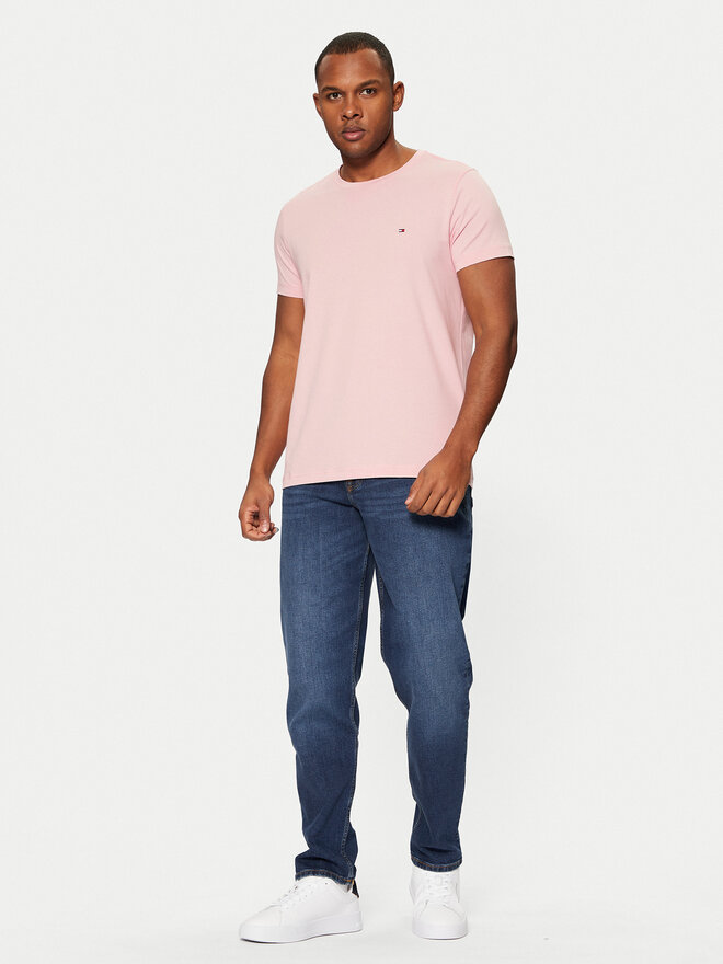 Tommy Hilfiger Tommy Hilfiger Póló MW0MW10800 Rózsaszín Slim Fit
