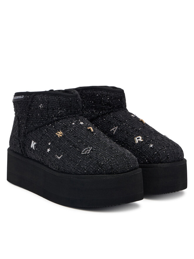 KARL LAGERFELD Schneeschuhe KARL LAGERFELD Thermo Charms & Studs KL48524B Schwarz