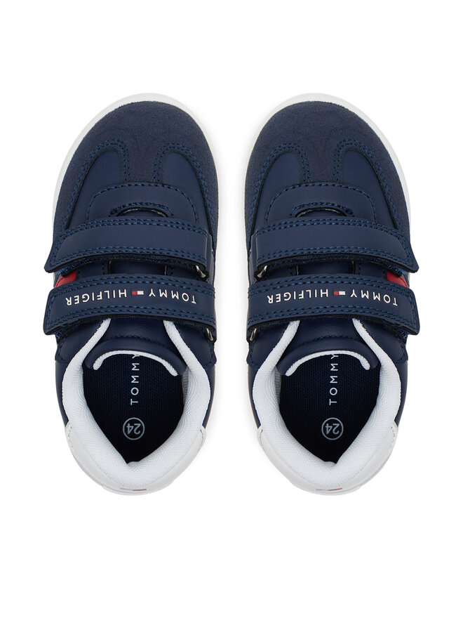 Tommy Hilfiger Sneakers Tommy Hilfiger Stripes Low Cut Lace Velcro Sneaker T1X9-33840-1269 M Dunkelblau