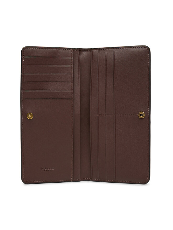 Coach Cartera grande para mujer Coach CZ096 Guinda/burdeos