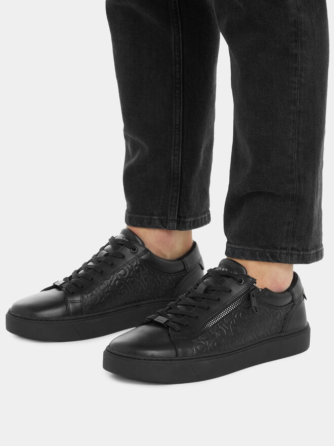 Sneakers Calvin Klein Low Top Lace Up W/Zip Mono HM0HM01188 
