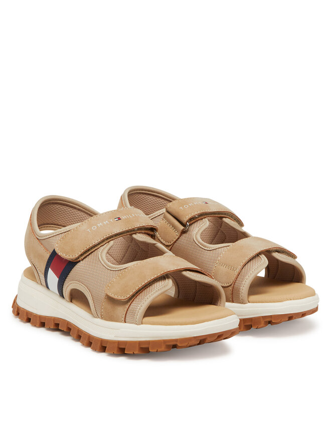 Tommy Hilfiger Sandały Tommy Hilfiger T3B2-33901-1692500 S Beżowy