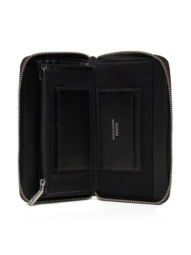 Guess Große Herren Geldbörse Guess SMLYSL LEA28 Schwarz