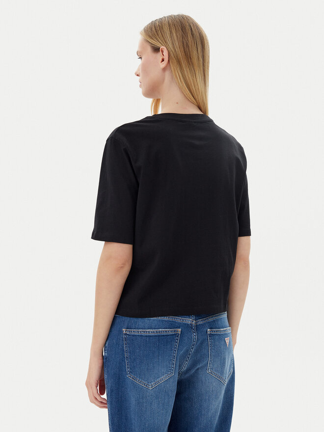 Guess Guess Marškinėliai V4BI21 I3Z14 Juoda Relaxed Fit