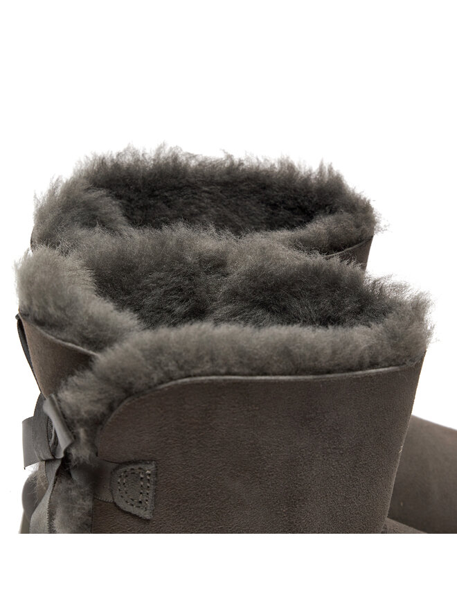 Ugg Μπότες Χιονιού Ugg W Mini Bailey Bow II 1016501 Γκρι