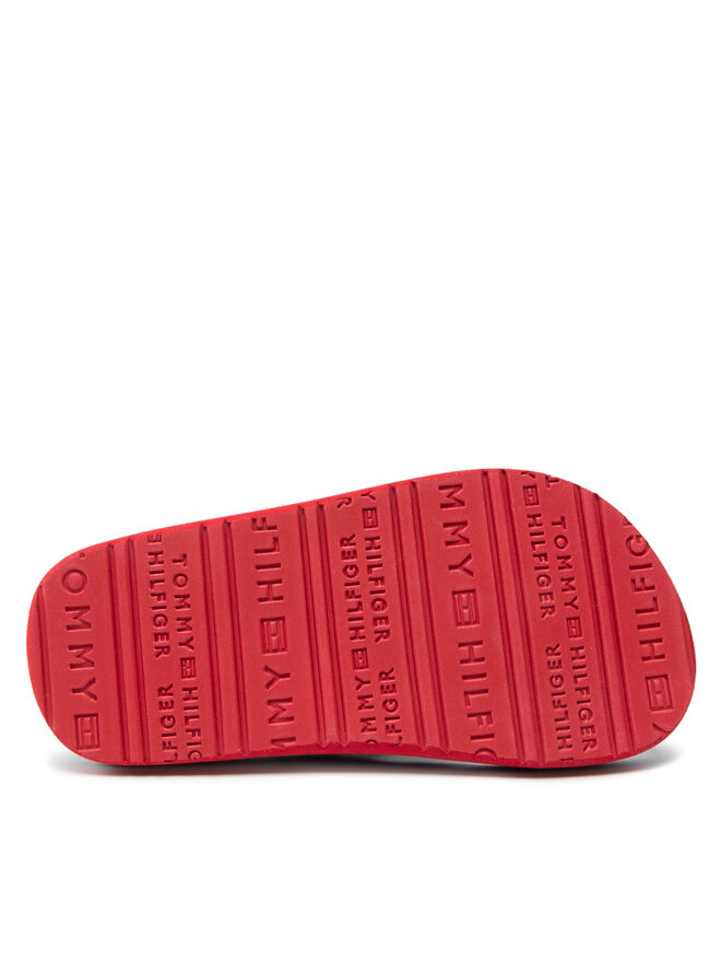 Tommy Hilfiger Сандали Tommy Hilfiger Varsity Print Flip Flop T1B8-32264-0058 Розов