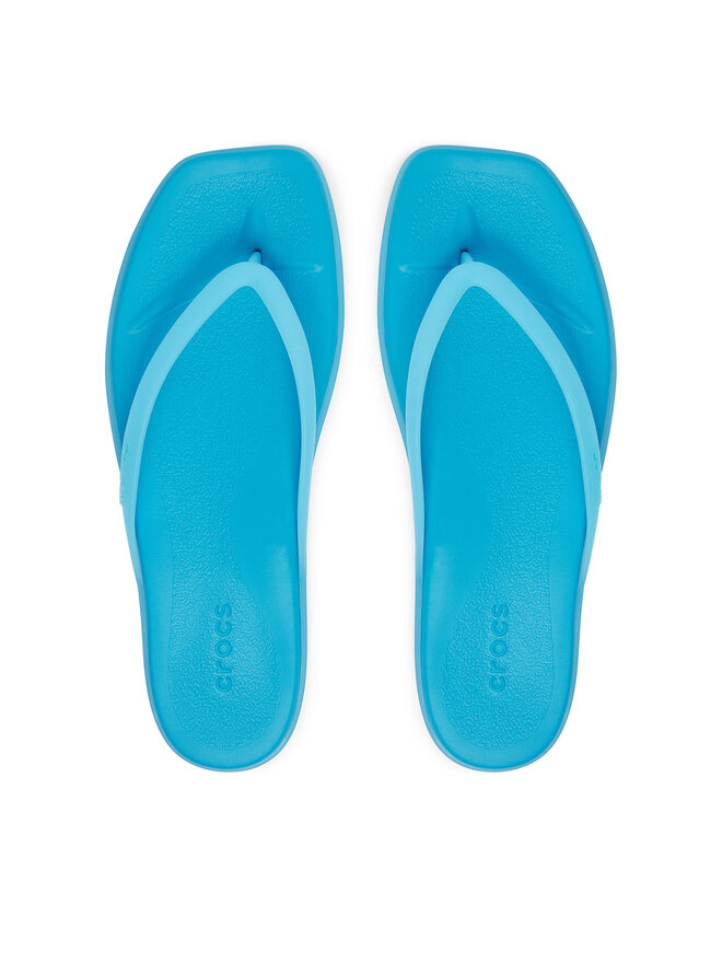 Crocs Zehentrenner Crocs Miami Frosted Flip 211474 Blau