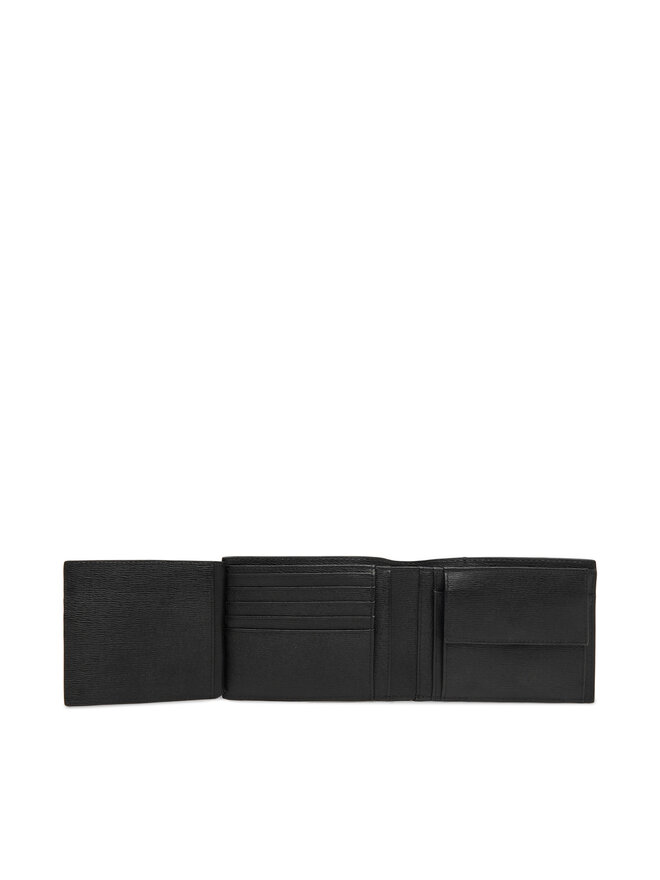 Calvin Klein Geldbörse Calvin Klein Emblem Hw Trifold W/ Coin LV04D1283G Schwarz