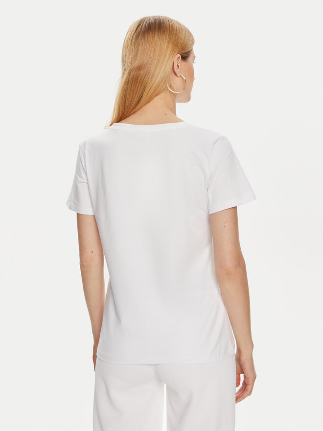 Guess Guess T-Shirt Peony V4YI15 J1314 Λευκό Regular Fit