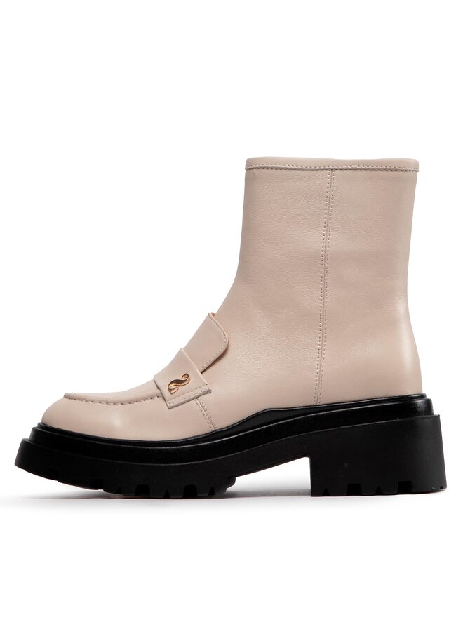 Simple Botki Simple SL-26-02-000038 Écru