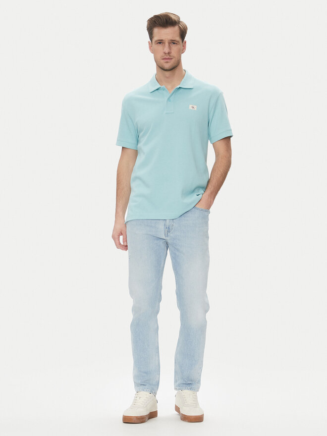 Calvin Klein Jeans Calvin Klein Jeans Poloshirt J30J327040 Himmelblau Regular Fit
