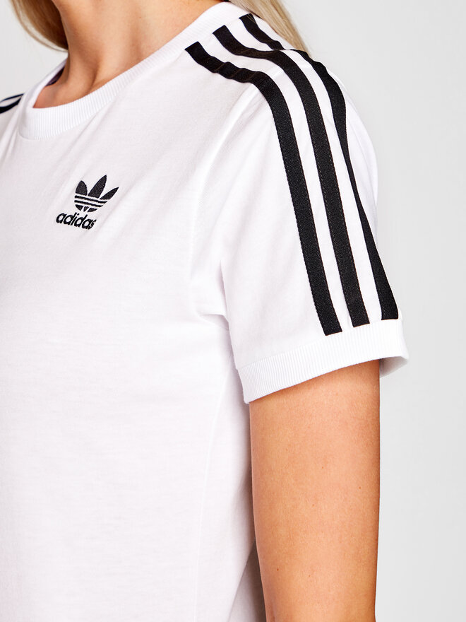 adidas adidas Camiseta adicolor Classics 3-Stripes GN2913 Blanco Regular Fit
