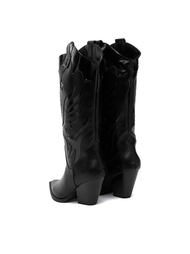 DeeZee Καουμπόικες Μπότες & Μποτάκια DeeZee W3LH170101 Μαύρο