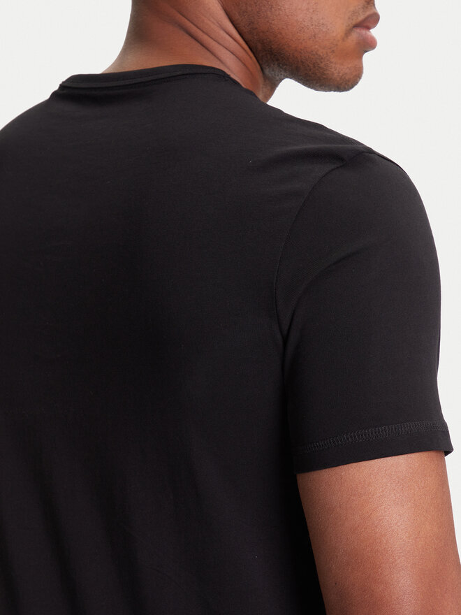 Guess Guess Marškinėliai M5YI14 I3Z14 Juoda Regular Fit