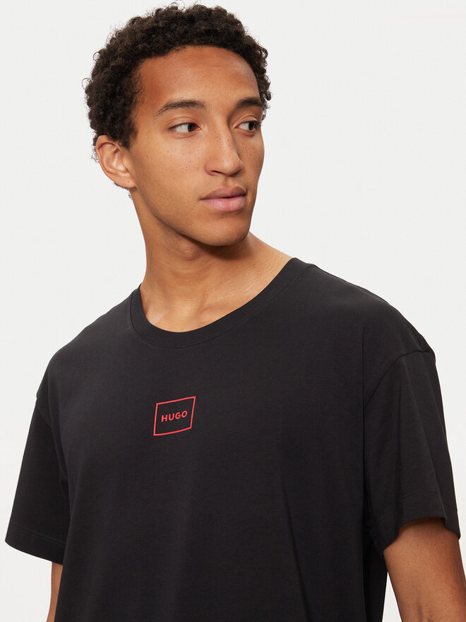 HUGO Hugo T-Shirt Laze 50525236 Μαύρο Regular Fit