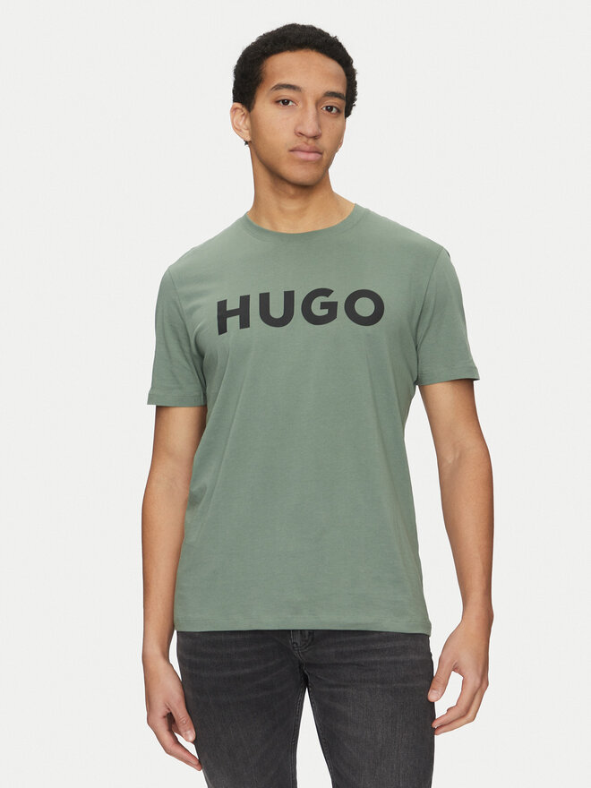 HUGO HUGO Camiseta Dulivio 50467556 Verde Regular Fit