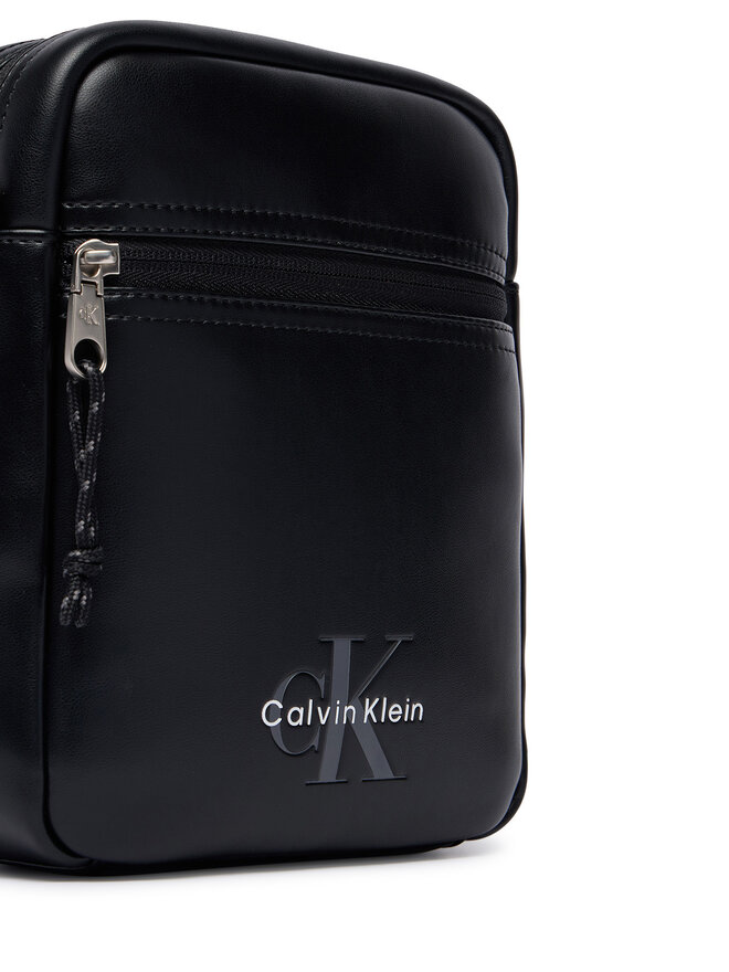 Calvin Klein Umhängetasche Calvin Klein Bold Logo Webbing  LV04D3418G Schwarz
